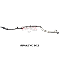4in Turbo Back for Superior Eng Coil Conv 300 Ext Without Cat (Landcruiser VDJ79 Single & Dual Cab Ute)