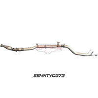 4in Turbo Back with Cat & without Muffler (Landcruiser VDJ76 4.5L V8 Wagon (Without DPF))