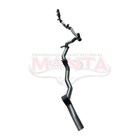 3in Turbo Back With Cat & Without Muffler (Landcruiser GDJ79 Ute, 2.8L TD, 23 On)