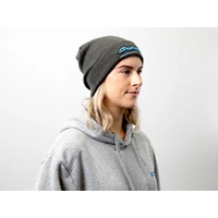 Grey Beanie with Black Outline Logo Each