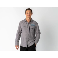 Mens Syzmik Fishing Shirt Stone Each