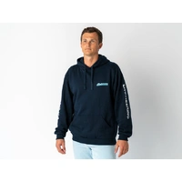 Unisex Hoodie Navy with Sleeve Logo Each