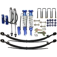 Superior Adjustable Monotube 2.5 Remote Reservoir 2 Inch (50mm) Lift Kit Suitable For Toyota Hilux 2005-15 Vigo (N70) (Kit) 0-50kg Acc 500kg to GVM Fr