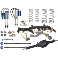 2 Inch 50mm Lift Kit with Track Corrected Chromoly Diamond Diff Housing w/2.5 Remote Reservoir Shocks Front and Rear Non-VSC Models (LandCruiser 79 Se