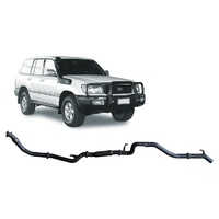 3in Engine Back Exhaust w/Round Muffler (Landcruiser 105 Series) Standard Manifold