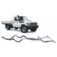 RXD Twin Dump Pipe Back Exhaust System (LandCruiser 79 Series Single Cab 07-16)