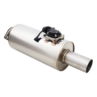 Varex Universal Round Muffler - 3in Inlet/3in Outlet