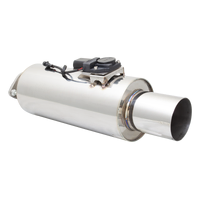 Varex Univesral Cannon Muffler - 3.5in Inlet/4.5in Outlet