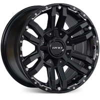 Vulcan Matt Black Graphite Wheels -16x9 Offset -12 PCD 5x150
