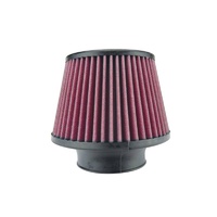 8-Layer Oiled Cotton Gauze Air Filter (3.5" Flange ID, 6" Base / 5" Media Height / 5" Top)