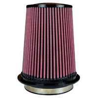 8-Layer Oiled Cotton Gauze Air Filter (5" Flange ID, 7.0" Twist Lock Base / 7.90" Media Height / 5" Top)