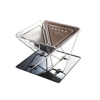 Premium Stainless Steel Folding Firepit