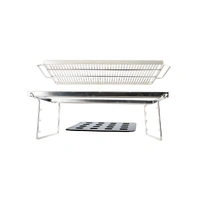 Premium Stainless Steel Firepit Grill