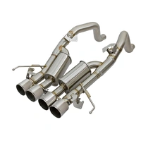 aFe Takeda 2.5in 304 SS Axle-Back Exhaust w/o Muffler w/BlackTips 18-22 Hyundai Kona L4-1.6L (t) AWD