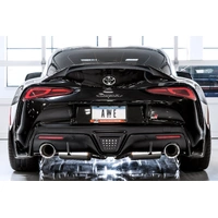 2020 Toyota Supra A90 Track Edition Exhaust - 5in Chrome Silver Tips