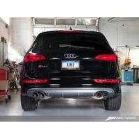 Audi 8R SQ5 Touring Edition Exhaust - Quad Outlet Chrome Silver Tips