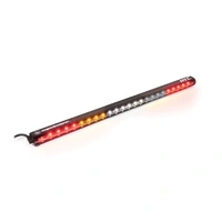 RTL-W Solid Amber/White Center/Flashing Amber Straight 30in Light Bar