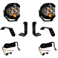 2018+ Jeep JL/JT Dual LP6 Auxiliary Light Kit w/Upfitter