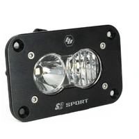 S2 Sport Flush Mount Driving Combo Pattern LED Work Light - Clear