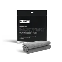 Microfibre Car Wash Towels 30 x 60cm 2 Pack