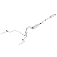 Borla 15-16 Ford F-150 2.7L/3.5L V6 / 5.0L V8 Ext. Cab Std. Bed CB Exh Touring Single Split Rear Ext