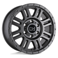 Yellowstone 17x8 6x130 +45mm Matte Gunmetal