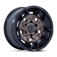 Guard BR028 17x8.5 6x139.7 0mm Burnt Bronze Matte Black