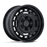 Vagabond BR600 17x8 6x130 +32mm Matte Black Gloss Black Lip
