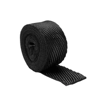 Exhaust Wrap 2in x 25ft - Titanium - Black