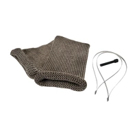 Titanium 4in Knit Exhaust Sleeve - 24in