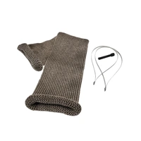 Titanium 3in Knit Exhaust Sleeve - 36in