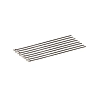 Stainless Steel Locking Tie 8in - 8 Per Pack