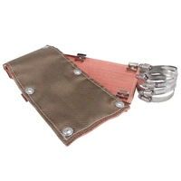 Pipe Shield w/Stainless Steel Clamps - 6in x 24in - Titanium