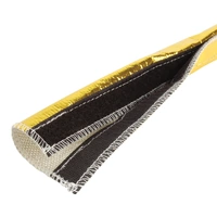 Heat Shroud 1/2in to 1-1/4in I.D. x 3ft - Gold