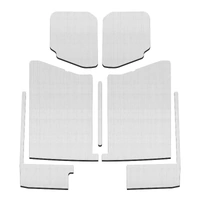 4-Door Boom Mat Complete Headliner Kit 7 Piece - White (Gladiator JT 20-25)
