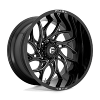Runner D741 20x9 6x139.7 +1mm Gloss Black Milled