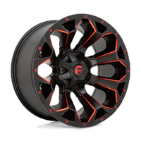 Assault D787 Matte Black Red Milled