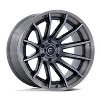 Burn FC403 20x9 6x135 +1mm Gloss Black Brushed Dark Tint