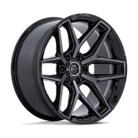 Flux 17x9 6x139.7 +1mm Gloss Black Gray Tint Clear Coat