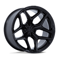 Flux 17x9 5x127 +1mm Gloss Black