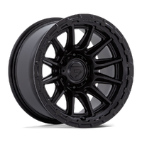 Piston FC866 17x8.5 6x139.7 +25mm Blackout Gloss Black Lip