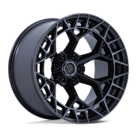 Charger FC873 17x9 5x127 -12mm Gloss Black Brushed Double Dark Tint