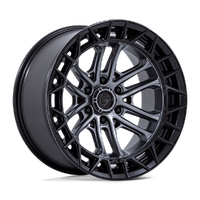 Celsius FC874 17x9 6x139.7 +1mm Matte Gunmetal Black Lip