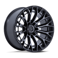 Trax FC882 Gloss Black Machined Face Dark Tinted Clear Coat