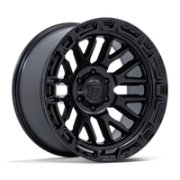 Rail FC890 17x9 5x127 +1mm Matte Black Black Lip