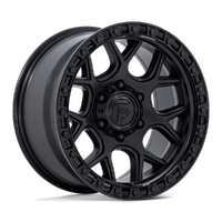 Puma FC908 17x9 5x127 -12mm Matte Black Gloss Black Lip