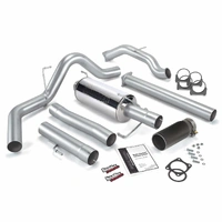 03-04 Dodge 5.9L CCLB(Catted) Monster Exhaust System - SS Single Exhaust w/ Black Tip