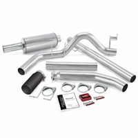 98-00 Dodge 5.9L Std Cab Git-Kit - SS Single Exhaust w/ Black Tip