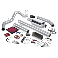 99-00 Dodge 5.9L Ext Cab Stinger System - SS Single Exhaust w/ Chrome Tip