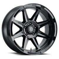 Bandit 20x10 6x5.5 -24mm 4.5in BS 106.10mm Bore Gloss Black Wheel